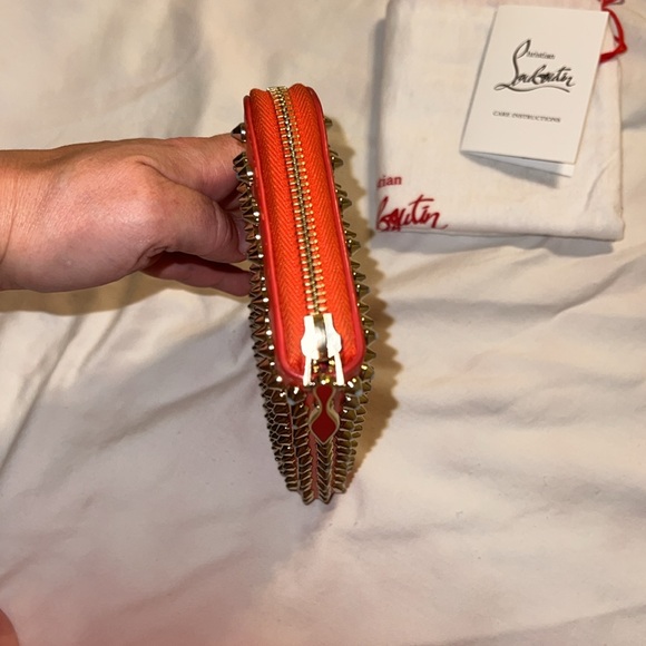 Christian Louboutin Panettone Wallet Calf P/spikes - Picture 10 of 15